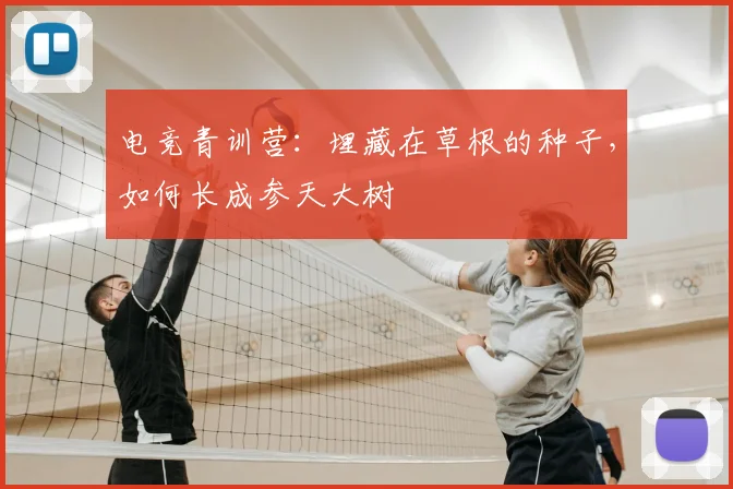 电竞青训营：埋藏在草根的种子，如何长成参天大树